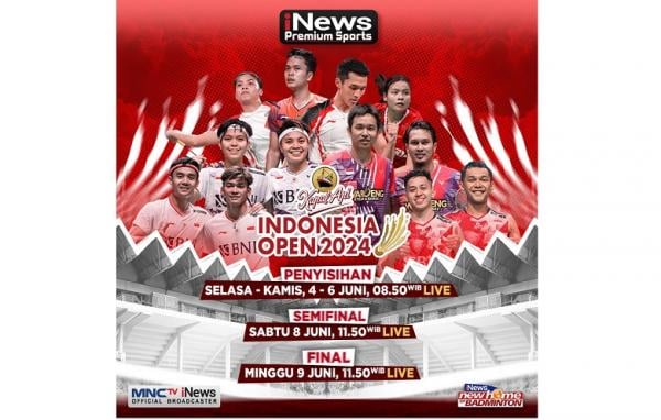 Saksikan Aksi Wakil Merah Putih Di Indonesia Open Besok Live