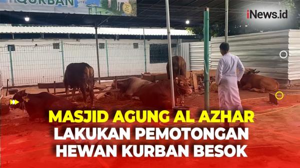 Masjid Agung Al Azhar Jakarta Lakukan Pemotongan Hewan Kurban Besok Senin