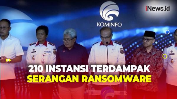 Pusat Data Nasional Sementara Diserang Ransomware Kominfo Sebut 210