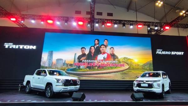 Boyong Display Mitsubishi Luncurkan Triton Dan Pajero Sport Terbaru