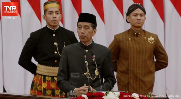 Jokowi Pidato Kenegaraan Terakhir Di Sidang Tahunan MPR 2024 Ini Isi