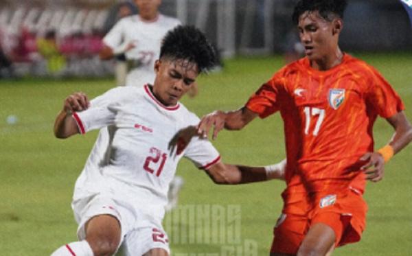 Hasil Timnas Indonesia U Vs India Garuda Asia Kalah Tipis