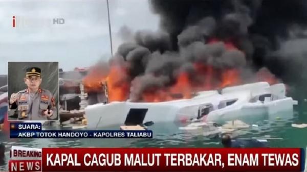 Update Speedboat Terbakar Di Taliabu 6 Orang Tewas Termasuk Cagub