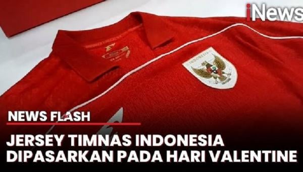 Jersey Baru Timnas Indonesia Mulai Dijual Saat Valentine Fans Garuda