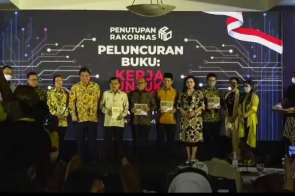 Buku Airlangga Hartarto Kerja Untuk Indonesia Diluncurkan