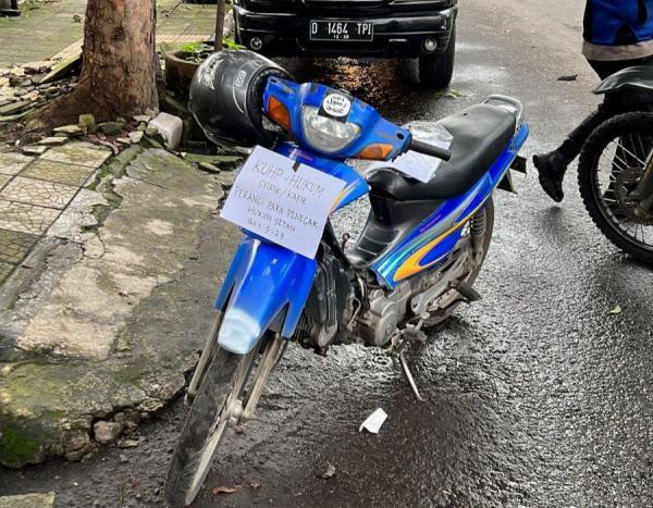 Viral Di Medsos Penampakan Diduga Motor Milik Pelaku Bom Bunuh Diri