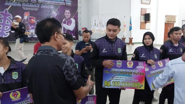 Pemkab Ciamis Berikan Penghargaan Dan Bonus Uang Tunai Bagi Atlet