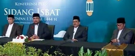 Pemerintah Tetapkan Idul Fitri 1444 H Jatuh Pada Sabtu 22 April 2023