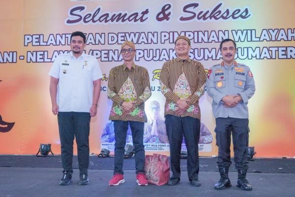 Ribuan Warga Jawa Sambut Bobby Nasution Di Pelantikan Pengurus DPW Pena