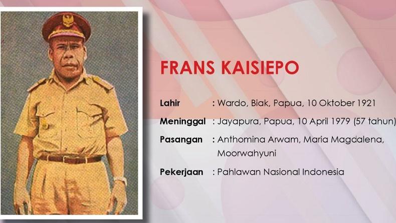 Mengenang Frans Kaisiepo Tokoh Pahlawan Nasional Asal Papua Pencetus