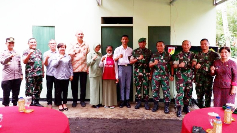 Kasdam Resmikan Rumah Layak Huni Bantuan Kodam XIII Merdeka Oma Ani