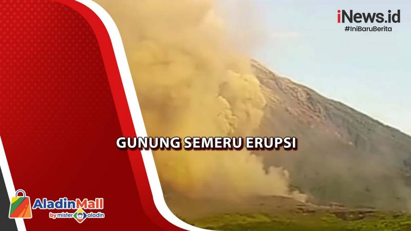 Inilah Detik Detik Semeru Erupsi Awan Panas Meluncur Sejauh