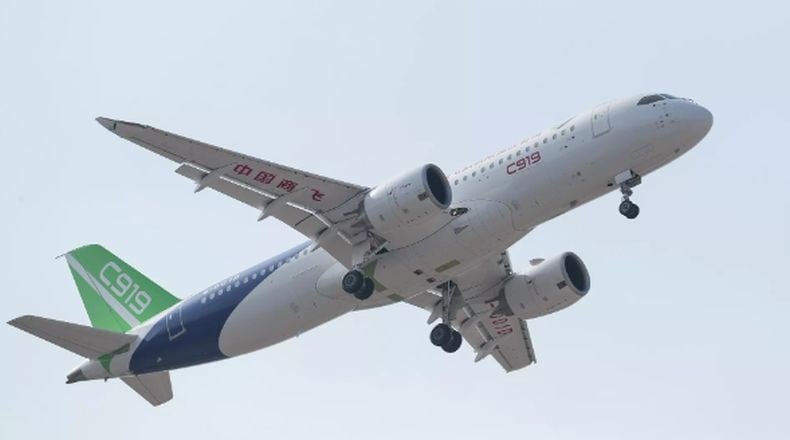 Pertama Kali China Gunakan Pesawat Buatan Lokal Pesaing Airbus A