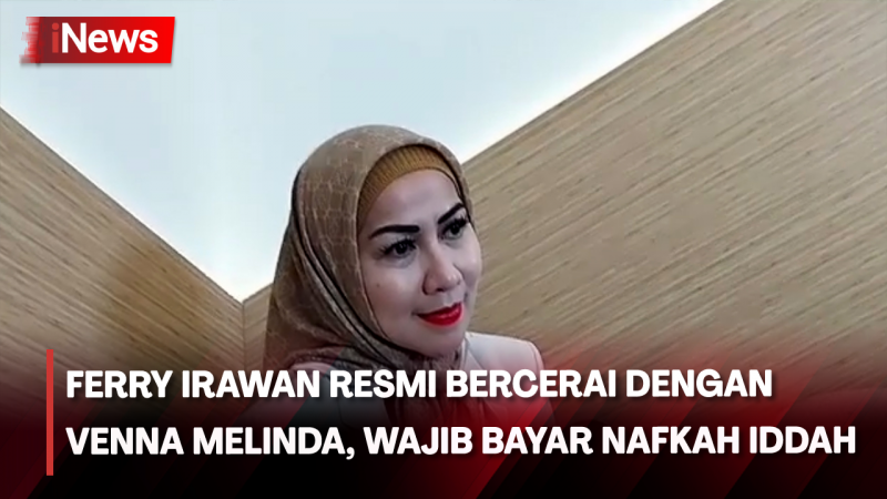 Venna Melinda Resmi Bercerai Ferry Irawan Wajib Bayar Nafkah Iddah