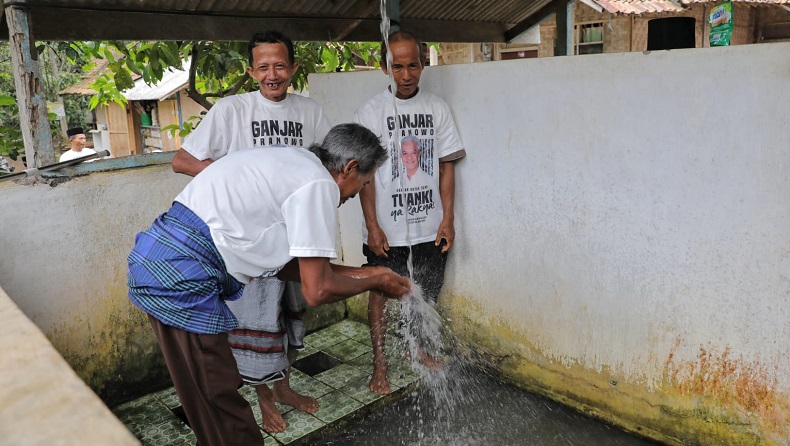 Relawan Gardu Ganjar Bantu Warga Kesulitan Air Lewat Fasilitas Sumur