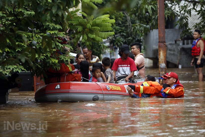 Banjir Besar Jakarta Begini Kedahsyatannya