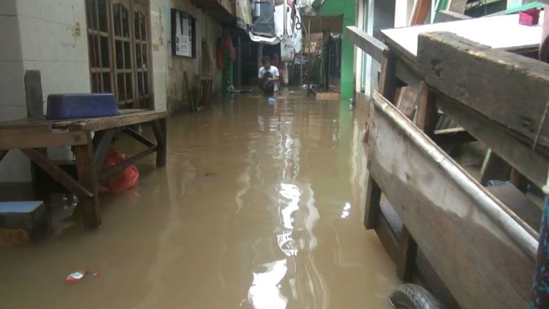 Permukiman Kebon Pala Jatinegara Kembali Dilanda Banjir Kiriman