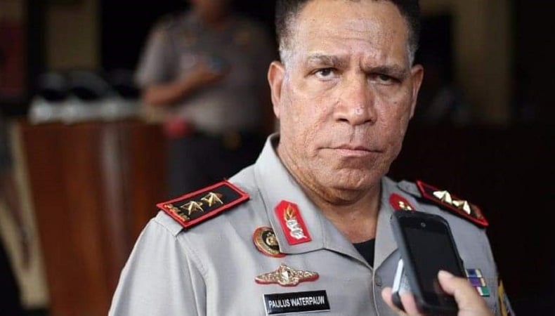 Personel Polda Papua Naik Pangkat Ini Pesan Kapolda