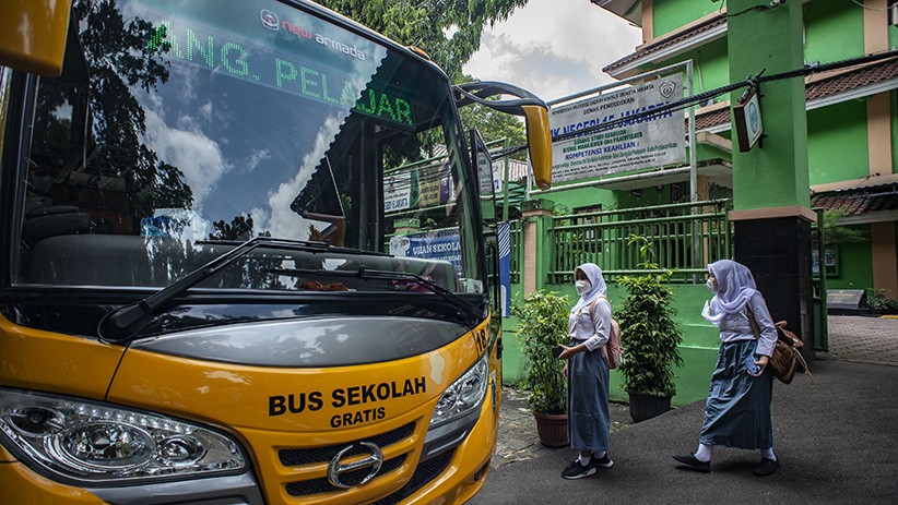 Pemprov DKI Jakarta Siapkan 50 Bus Sekolah Gratis Untuk Antar Jemput