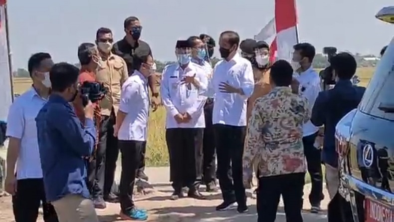 Presiden Jokowi Panen Raya Padi Di Indramayu Tegaskan Tak Impor Beras