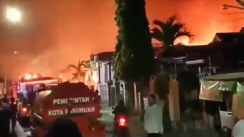 Gudang Mebel Dan Rumah Di Pasuruan Ludes Terbakar 1 Mobil Hangus