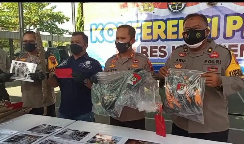 Polisi Tetapkan 16 Tersangka Perusakan Markas Ormas Di Kebumen Ditahan