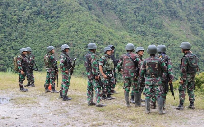 Kkb Serang Prajurit Marinir Saat Patroli Prajurit Gugur