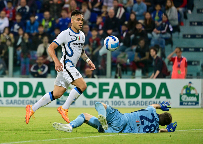 Hasil Cagliari Vs Inter Milan Lautaro Martinez Brace Perburuan