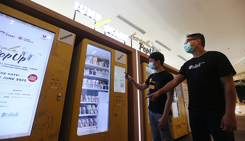 Dukung UMKM Lokal Blibli Dan Jumpstart Luncurkan Smart Vending Machine