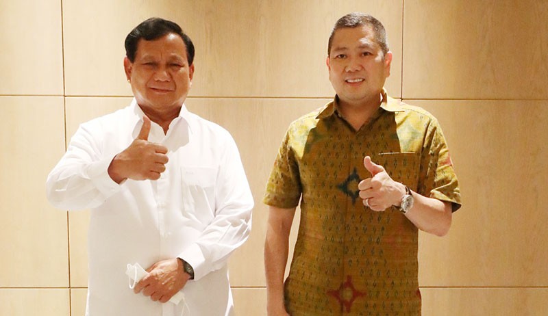 Bertemu Prabowo Hary Tanoesoedibjo Diskusi Kolaborasi Hadapi Pemilu 2024