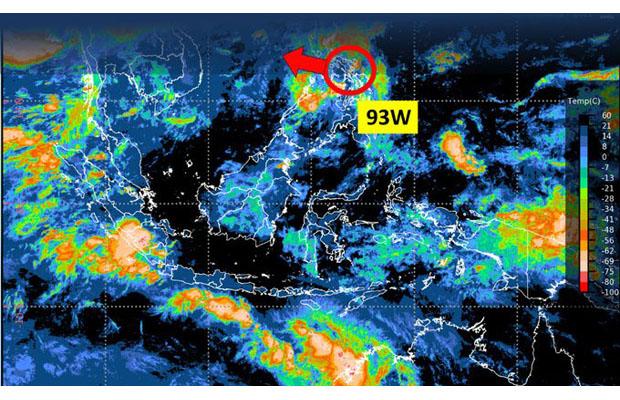 Bibit Siklon Tropis W Terdeteksi Hujan Dan Gelombang Tinggi Mengancam