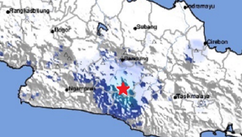 Gempa Pangalengan Bandung Terjadi Kali Guncangan Susulan Dengan