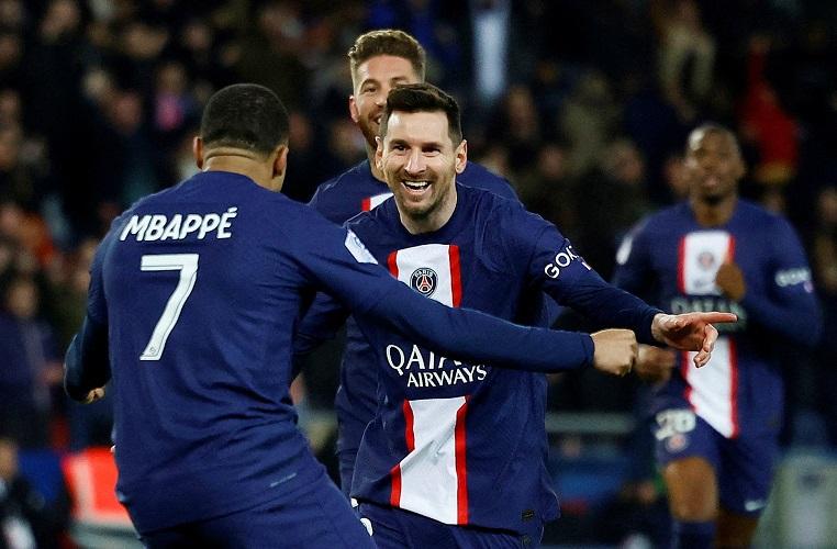 Hasil Psg Vs Nantes Mbappe Messi Bikin Gol Les Parisiens Menang