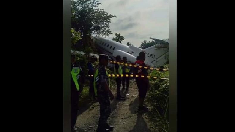 Pesawat Jet Penumpang Tergelincir Di Bandara Maleo Morowali Sampai