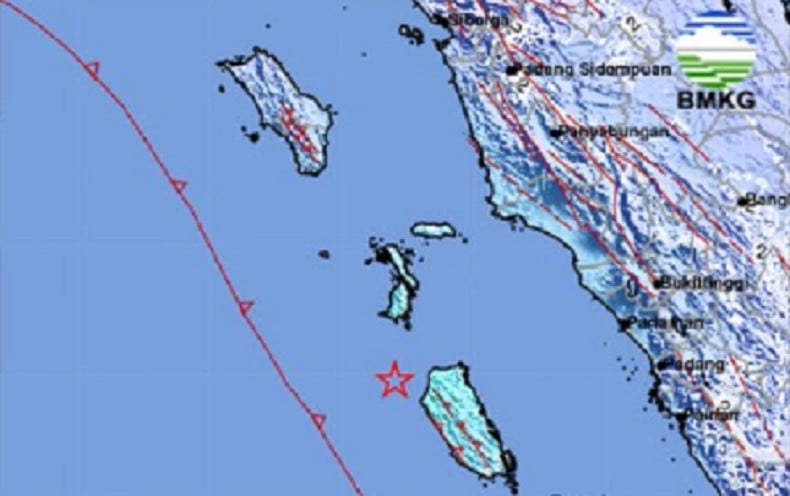 Gempa Mentawai M Rabu Pagi Ini Wilayah Yang Rasakan Getaran