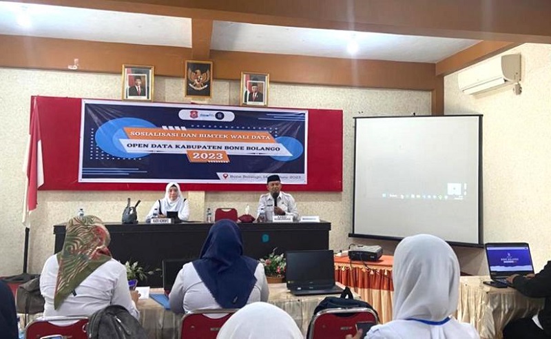 Diskominfo Gelar Sosialisasi Dan Bimtek Wali Data Portal Open Data Bone