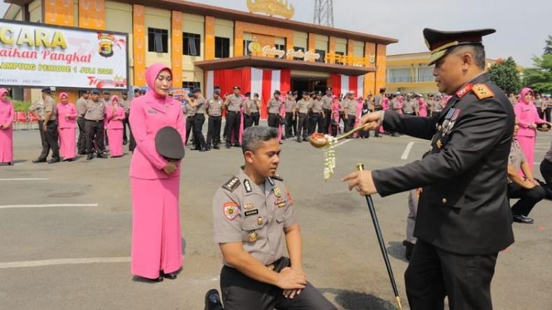 Personel Polda Lampung Naik Pangkat Di Hari Bhayangkara Ke Ini