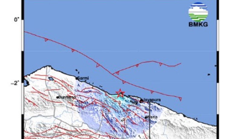 Gempa Terkini M Guncang Jayapura Berpusat Di Laut