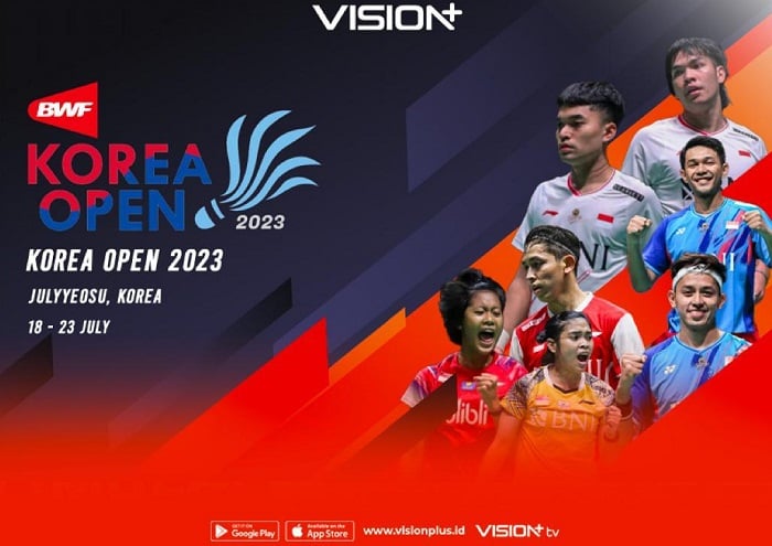 Nonton Aksi Wakil Indonesia Di Korea Open Live Vision