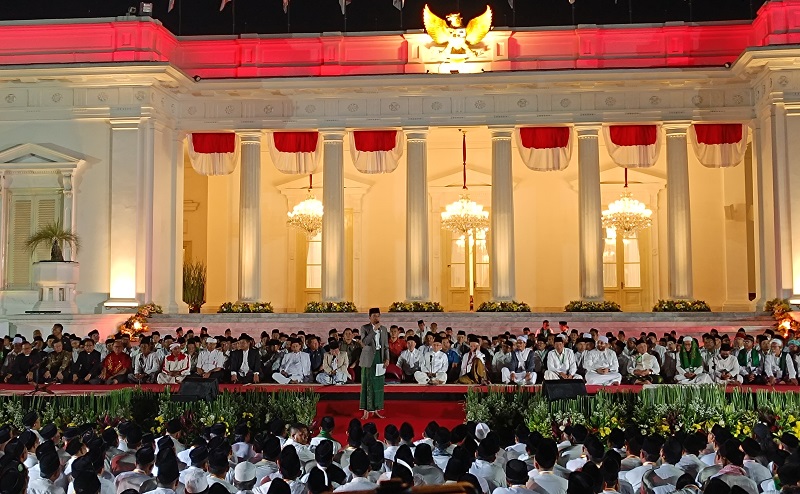 Jelang HUT Kemerdekaan Ke 78 RI Presiden Jokowi Bersyukur Indonesia