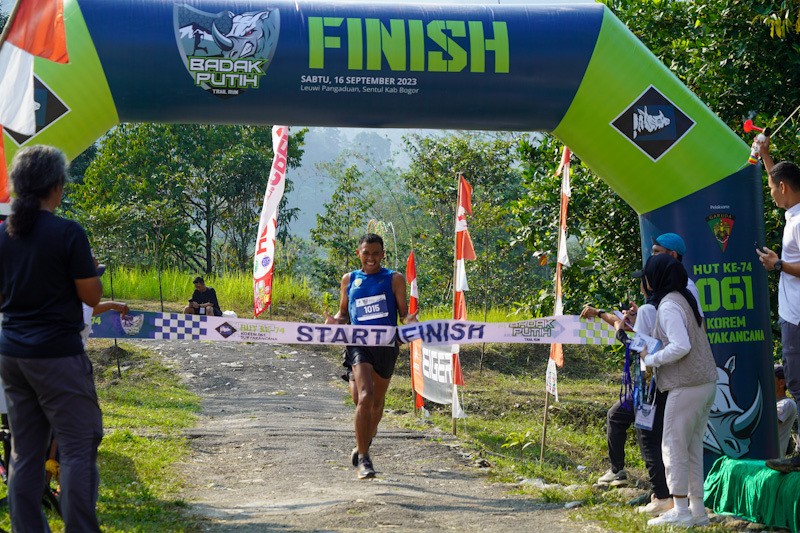 Danrem 061 Surya Kencana Pimpin Badak Putih Trail Run Bagian 4