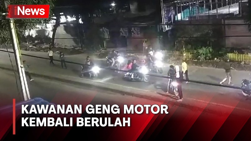 3 Anggota Geng Motor Sadis Bacok Warga Di Serang Ditangkap Motif