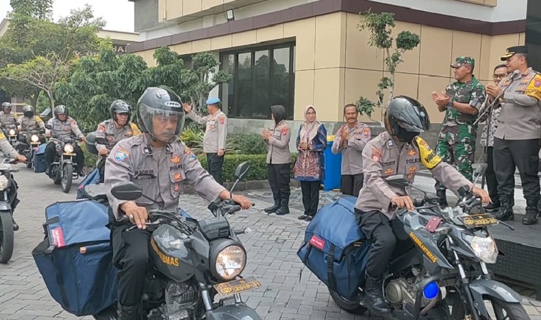 Jaga Pemilu Aman Dan Kondusif Polresta Sidoarjo Gelar Nusantra