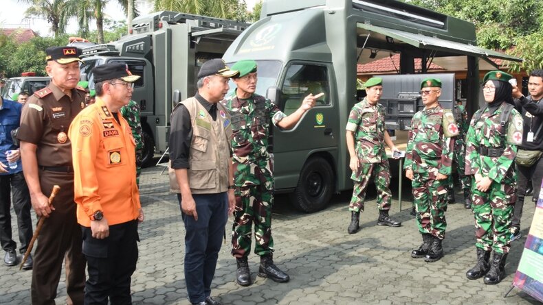 Kodam Siliwangi Kerahkan Peralatan Hadapi Ancaman Bencana Alam