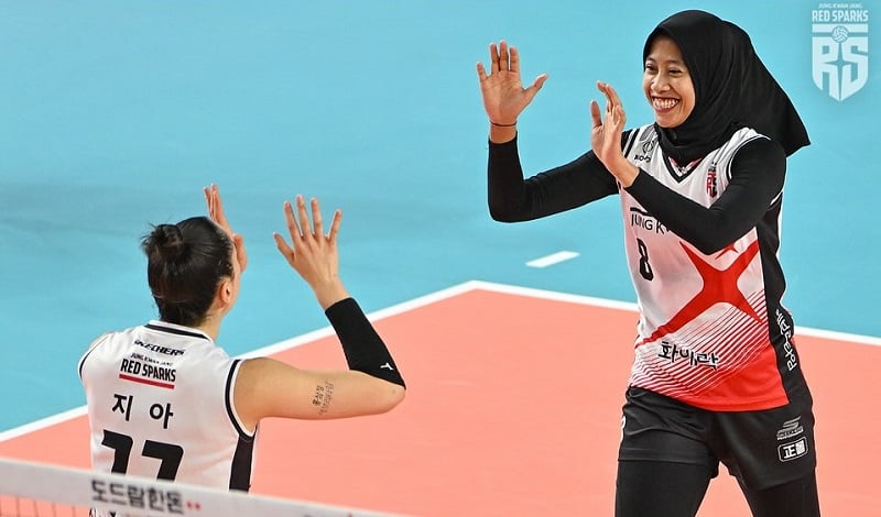 Hasil Liga Voli Korea Megawati On Fire Red Sparks Hajar Gs Caltex