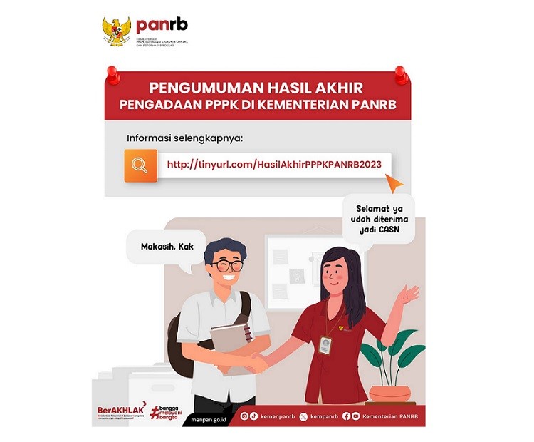 Hasil Akhir Rekrutmen Pppk Kementerian Panrb Resmi Diumumkan Yang