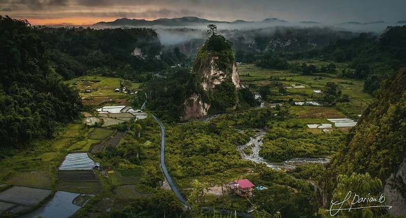 Mengenal Lembah Taruko Tersembunyi Di Ngarai Sianok Pemandangannya