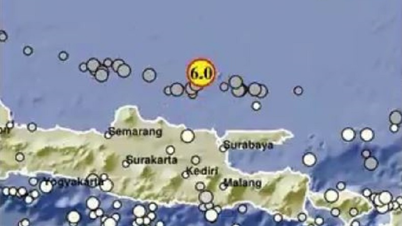 BMKG Gempa Tuban M6 0 Akibat Aktivitas Sesar Aktif Di Laut Jawa