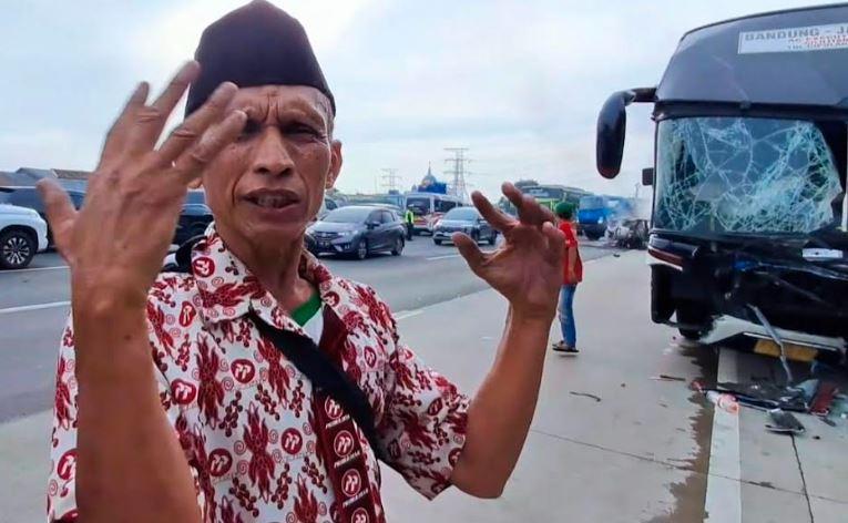 Pengakuan Sopir Bus Primajasa Terkait Kecelakaan Tol Cikampek Km