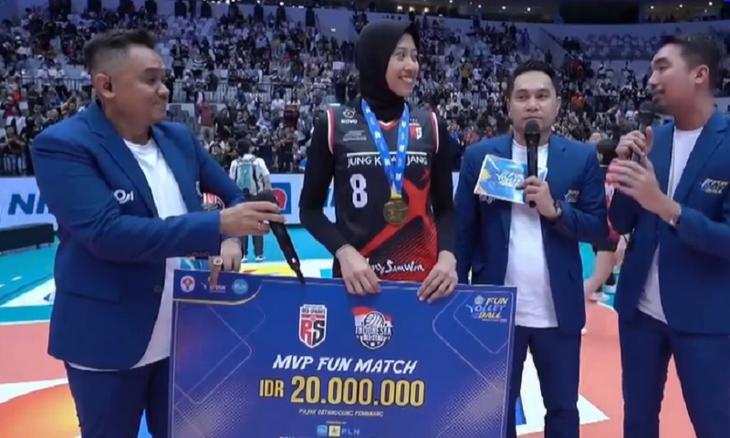 Megawati Hangestri Mvp Duel Red Sparks Vs Indonesia All Star